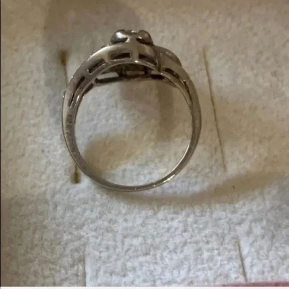 DIAMOND RING 4 1/2 Vintage - Picture 4 of 8